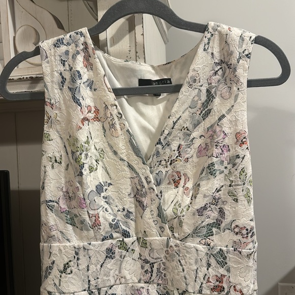 💐 Sangria Lace Floral Dress - Picture 2 of 11